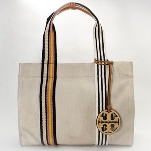 Tory Burch Miller Italian Canvas Tote Bag